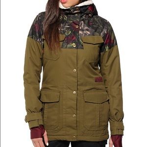 Billabong Z74 Floral Military 10K Snowboard Jacket